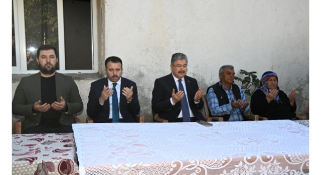 Vali Yılmaz, Gazi Hasan Kara’yı Evinde Ziyaret Etti