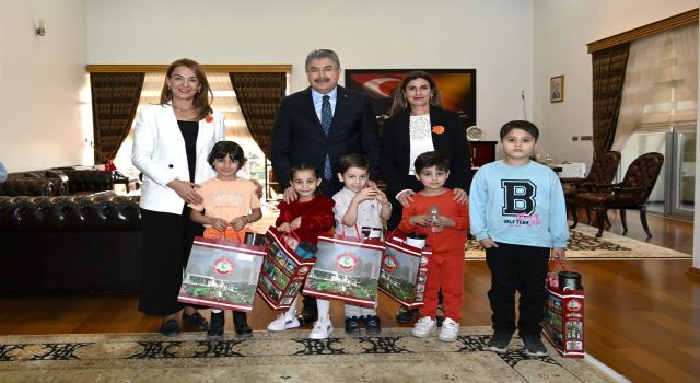 Vali Yılmaz, Lösemili Çocukları Makamında Ağırladı