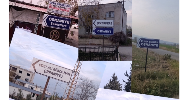 Düziçi Ellek’te Yön Levhaları Yenilendi, Ulaşım Daha Güvenli Hale Geldi