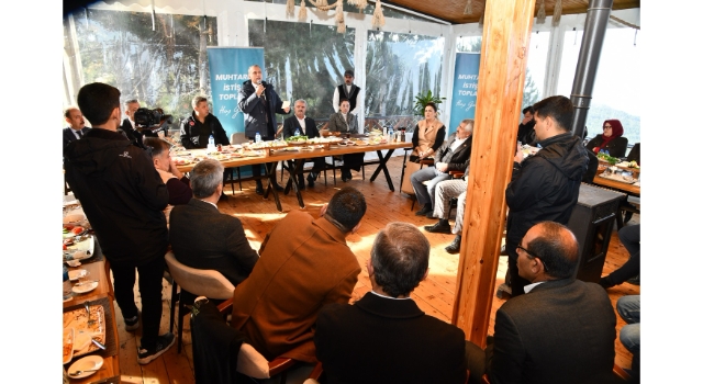 Osmaniye İbrahim Çenet Zorkun’da Muhtarlarla Yatırımları Görüştü