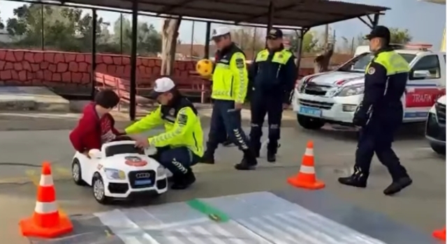 Osmaniye Jandarmadan Özel Öğrencilere Trafik Eğitimi