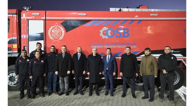 Osmaniye OSB’ye 20 Tonluk Yeni İtfaiye Aracı