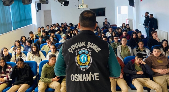 Osmaniye’de 288 Öğrenciye Suçtan Korunma Eğitimi