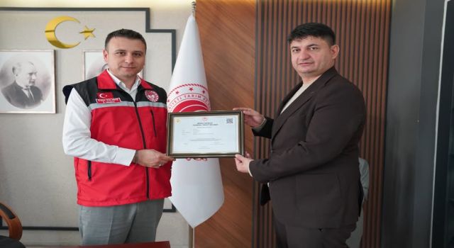 Osmaniye’de Koyun Keçi Birliğine 1. Derece Örgüt Belgesi