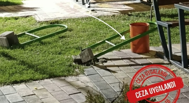 Toprakkale’de parka zarar veren 2 kişiye toplam 2812 TL ceza!