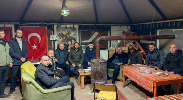 Başkan İba’dan Düziçi’de Kestane ve Çay Eşliğinde Sohbet