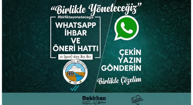 Belediyeden Çağrı: “Çekin, Yazın, Gönderin; Birlikte Çözelim”