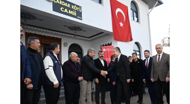 Çardak Köyü Camii Dualarla Hizmete Açıldı