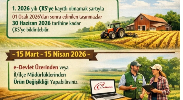 Kadirli’de Çiftçilere Kritik Uyarı: 2026 ÇKS Takvimi Açıklandı