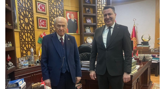 OKÜ Rektörü Prof. Dr. Turgay Uzun’dan Devlet Bahçeli’ye Ziyaret