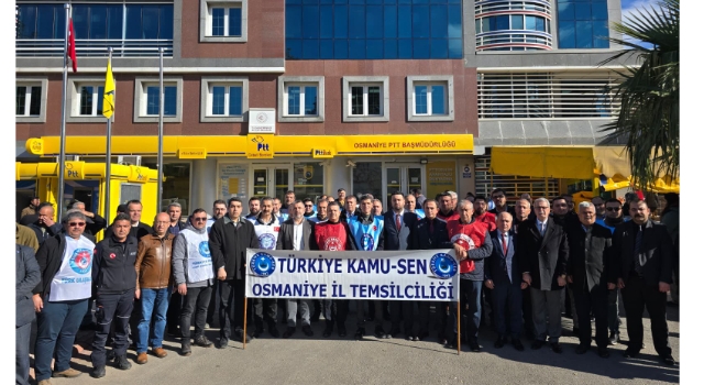 Osmaniye’de Kamu-Sen’den Sert Tepki: Zamlar Yetersiz