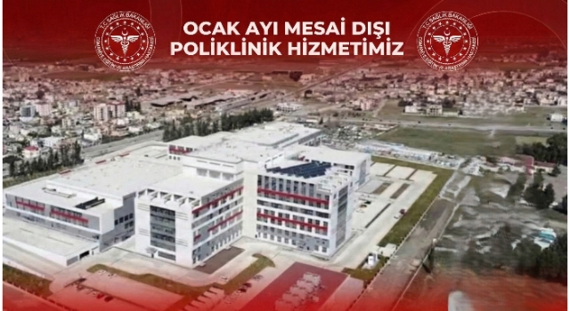 Osmaniye’de Mesai Dışı Poliklinik Hizmeti Devam Ediyor