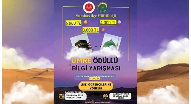 Sumbas’ta Umre Ödüllü Bilgi Yarışması Düzenleniyor