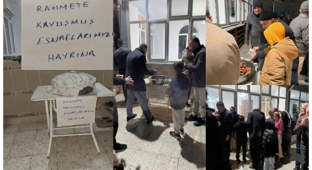 Toprakkale’de Miraç Gecesinde Vefat Eden Esnaflar İçin tatlı İkramı