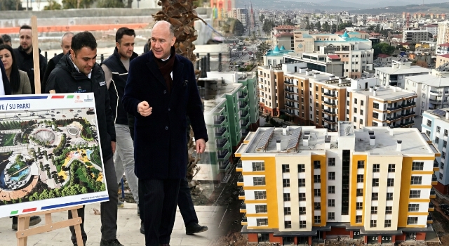 Vali Serdengeçti Osmaniye’de Yükselen Konutları İnceledi