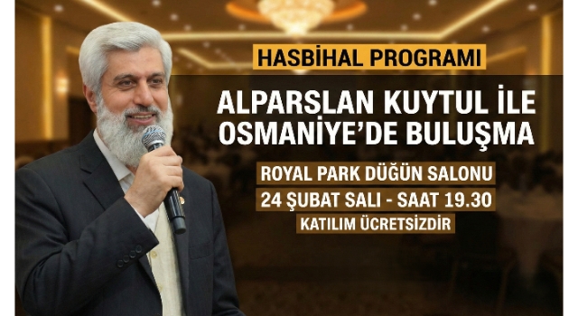 Alparslan Kuytul Osmaniye’de Vatandaşlarla Buluşuyor