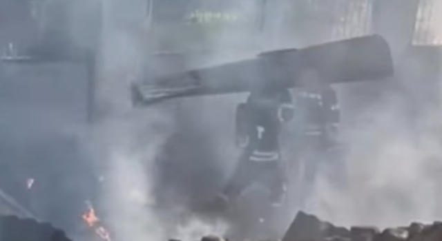 Osmaniye Cevdetiye’de Hayvan Çiftliğinde Yangın