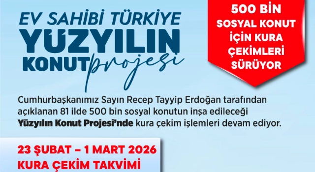 Osmaniye’de 500 Bin Sosyal Konut Kurası İçin Geri Sayım