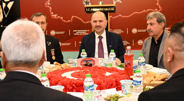 Osmaniye’de Gaziler Onuruna Anlamlı İftar Buluşması