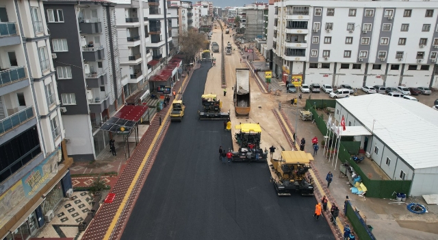 Osmaniye’de Kemal Satır Caddesi Modern Görünümüne Kavuşuyor