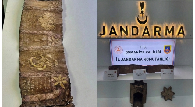 Osmaniye'de Tarihi Tevrat Operasyonu: Değeri 1 Milyon Dolar