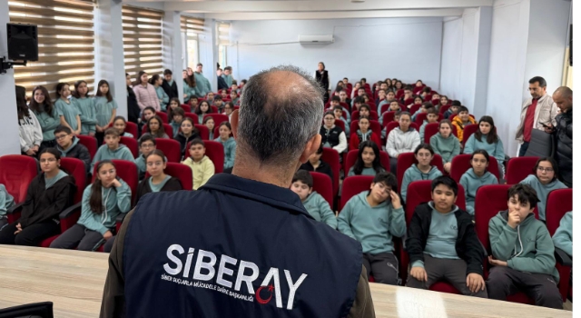 SİBERAY Ekiplerinden Osmaniye’de Öğrencilere Siber Eğitim