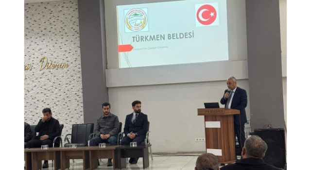 Türkmen’de Tapu Sorununa Çözüm Toplantısı! Başkan Veli Fidan Konuştu