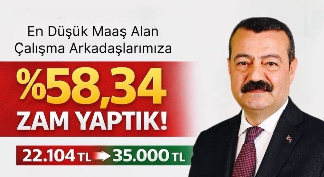 Yarbaşı Belediyesi’nde En Düşük Maaş 35 Bin TL