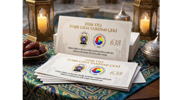 Osmaniye Ticaret ve Sanayi Odası’ndan 638 Aileye Gıda Yardım Çeki