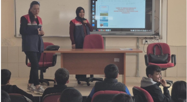 Osmaniye’de Öğrencilere Anız Yangınlarının Zararları Anlatıldı