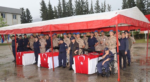 Osmaniye’de Engelliler Haftası’nda Temsili Askerlik Heyecanı