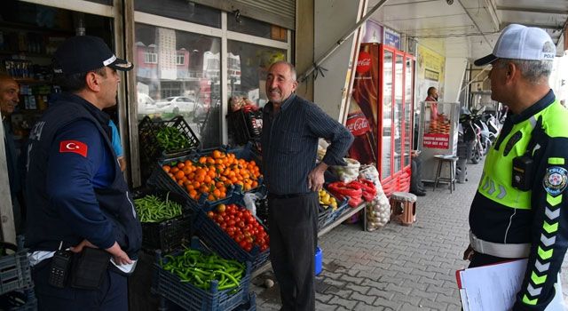 Osmaniye’de Kaldırım İşgallerine Sıkı Zabıta Denetimi