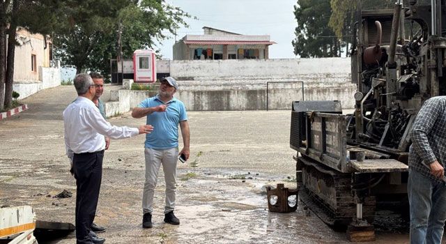 Ellek Anadolu Lisesi İçin Zemin Etüt Çalışmaları Başladı