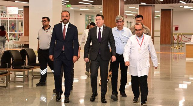 OKÜ Rektörü Uzun’dan Osmaniye Eğitim ve Araştırma Hastanesi’ne Ziyaret
