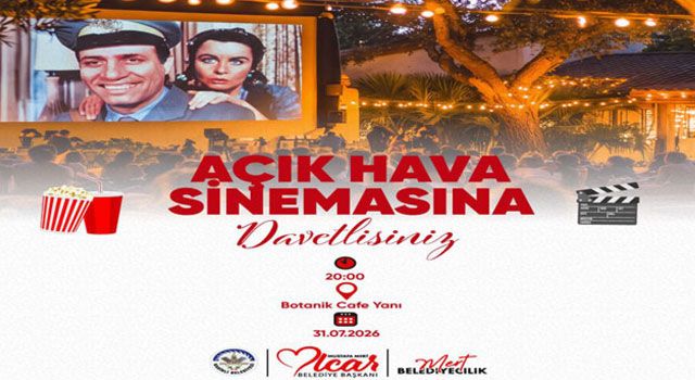Kadirli'de Açık Hava Sineması Heyecanı