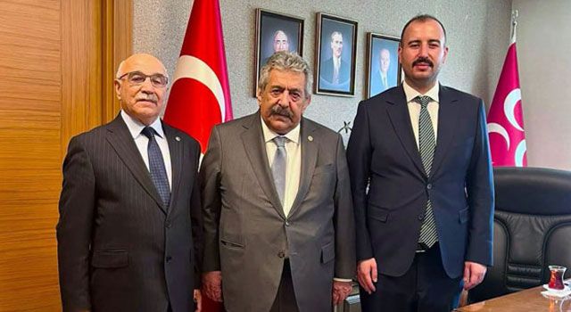MHP Osmaniye Heyeti, Feti Yıldız’ı Genel Merkezde Ziyaret Etti