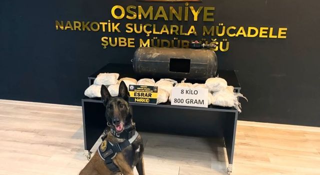 Osmaniye'de LPG Tankına Gizlenmiş Esrar Ele Geçirildi