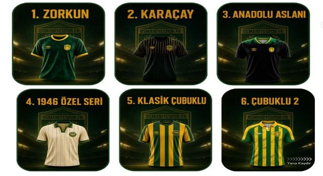 MDGrup Osmaniyespor’un Forma Tasarımları Taraftarların Beğenisine Sunuldu