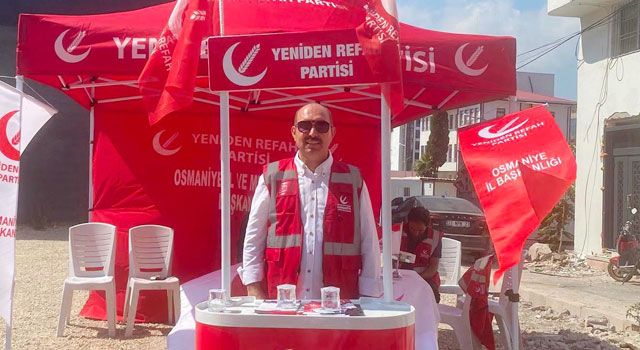 Yeniden Refah Partisi Osmaniye Teşkilatı Vatandaşlarla Buluşacak