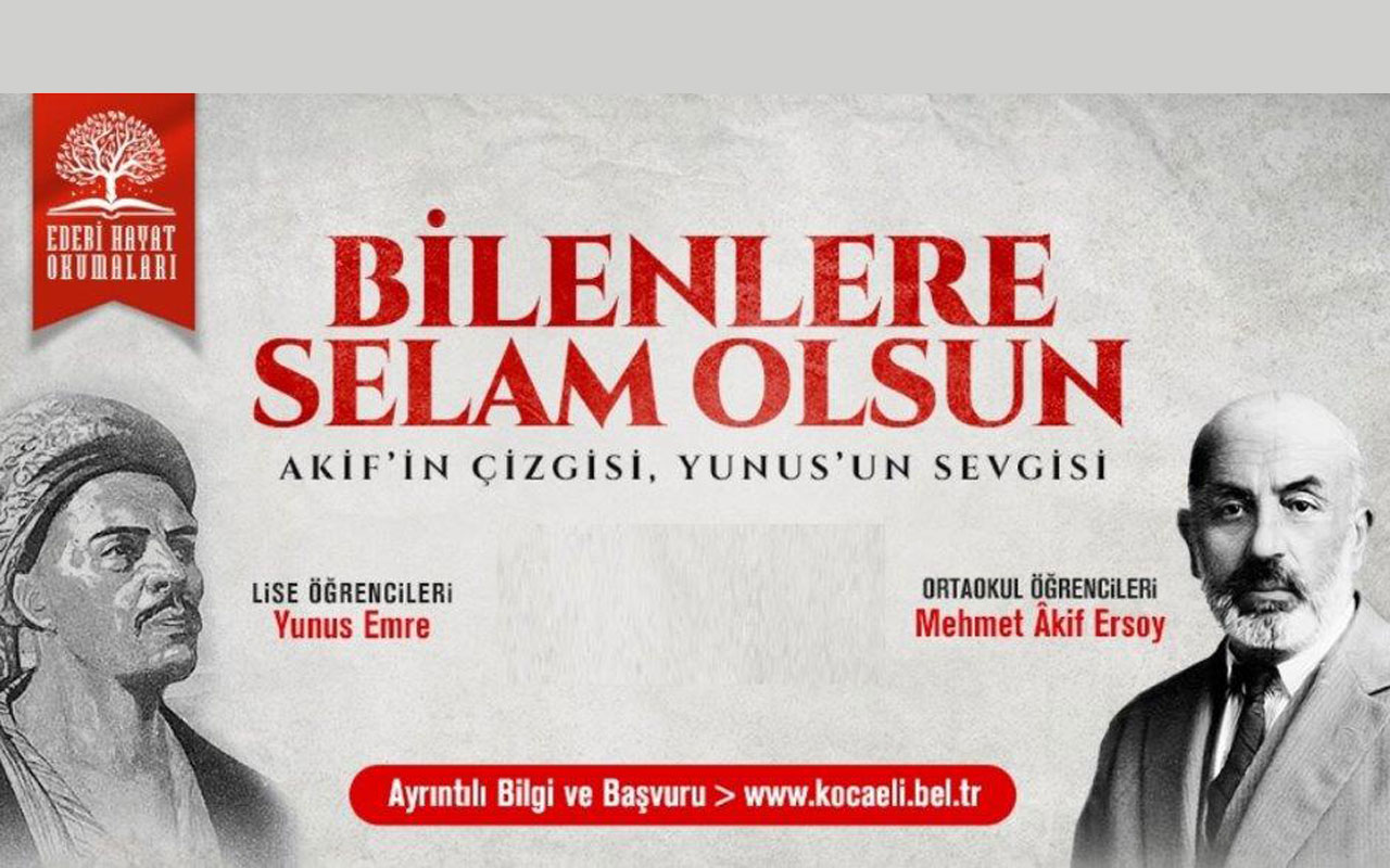 Kocaeli’de ‘edebi hayat okumaları’nın sınavı 12 Haziran’da