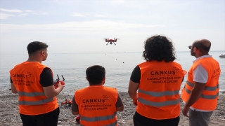 Antalya sahillerinde ”cankurtaran dronlar” yaz sezonuna hazır