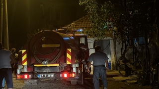 Kumluca’da evde çıkan yangında, bir kişi yaralandı