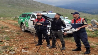 Kahramanmaraş’ta dron destekli kaçak av denetimi yapıldı