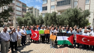Hatay’da İsrail’in Gazze’ye saldırıları protesto edildi