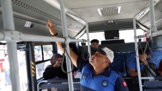 Hatay’da toplu taşıma araçlarında klima denetimi yapıldı