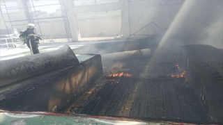 Hatay Cimnastik Salonu’nda çıkan yangın söndürüldü