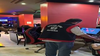 Adana’da oyun salonları ve bahis bayileri ”çocuklar için” denetlendi