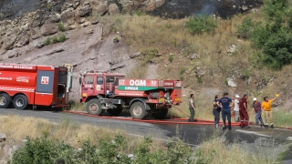 Kahramanmaraş’ın Onikişubat ilçesinde orman yangını çıktı