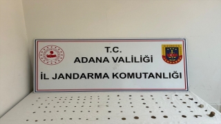 Adana’da 100 sikke ve 5 obje ele geçirildi