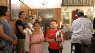 Hatay’da ”Meryem Ana’nın Göğe Yükseliş Günü” ayini yapıldı